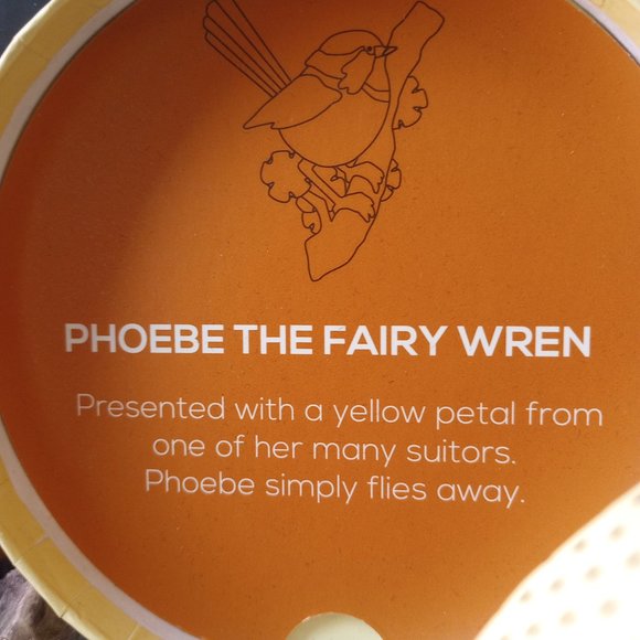 NIB Phoebe The Fairy Wren Erstwilder Brooch - Picture 4 of 5